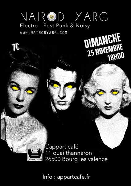 25/11/2018 concert à l’Appart Café à Bourg-lès-Valence